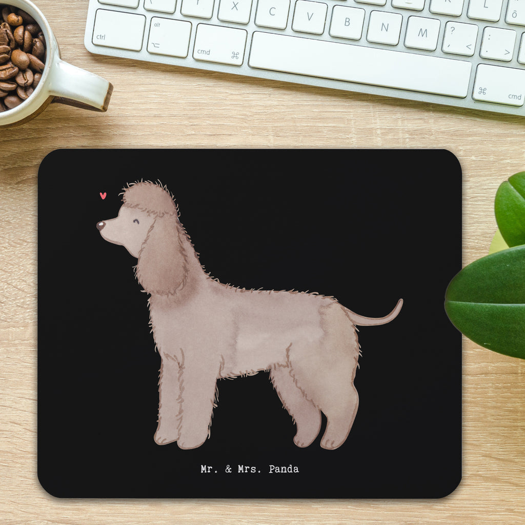 Mauspad Irish Water Spaniel Lebensretter Mousepad, Computer zubehör, Büroausstattung, PC Zubehör, Arbeitszimmer, Mauspad, Einzigartiges Mauspad, Designer Mauspad, Hund, Hunderasse, Rassehund, Hundebesitzer, Geschenk, Tierfreund, Schenken, Welpe, Irish Water Spaniel, Jagdhund