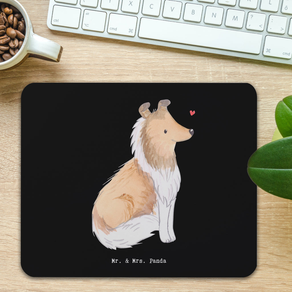 Mauspad Langhaar Collie Lebensretter Mousepad, Computer zubehör, Büroausstattung, PC Zubehör, Arbeitszimmer, Mauspad, Einzigartiges Mauspad, Designer Mauspad, Hund, Hunderasse, Rassehund, Hundebesitzer, Geschenk, Tierfreund, Schenken, Welpe, Langhaar Collie, britischer Hütehund