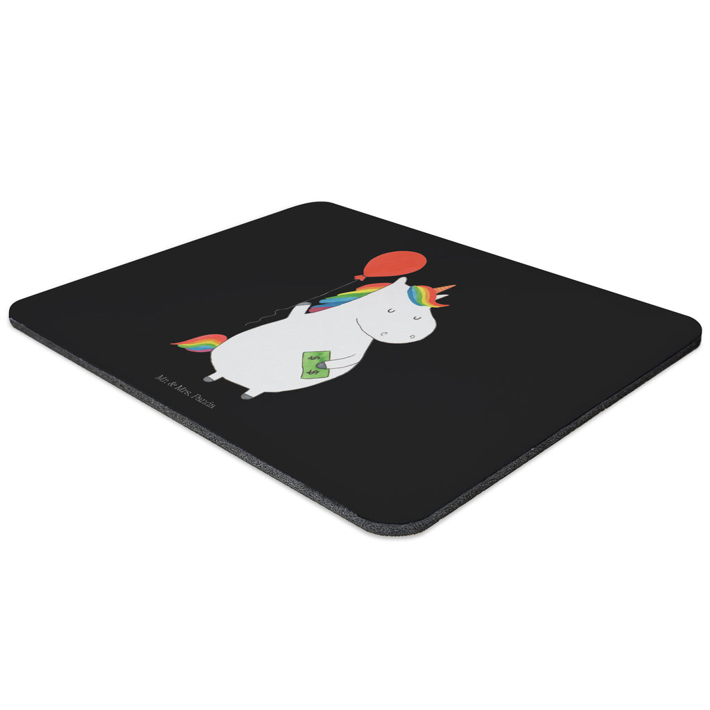 Mauspad Einhorn Luftballon Mousepad, Computer zubehör, Büroausstattung, PC Zubehör, Arbeitszimmer, Mauspad, Einzigartiges Mauspad, Designer Mauspad, Einhorn, Einhörner, Einhorn Deko, Pegasus, Unicorn, Luftballon, Geld, Lebenslust, Freude, Geschenk, Freundin