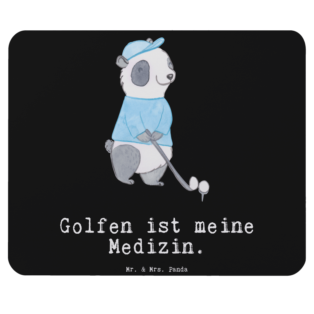 Mauspad Panda Golfen Medizin Mousepad, Computer zubehör, Büroausstattung, PC Zubehör, Arbeitszimmer, Mauspad, Einzigartiges Mauspad, Designer Mauspad, Geschenk, Sport, Sportart, Hobby, Schenken, Danke, Dankeschön, Auszeichnung, Gewinn, Sportler, Golfen, Golf spielen, Golfplatz, Golfturnier, Golf Verein