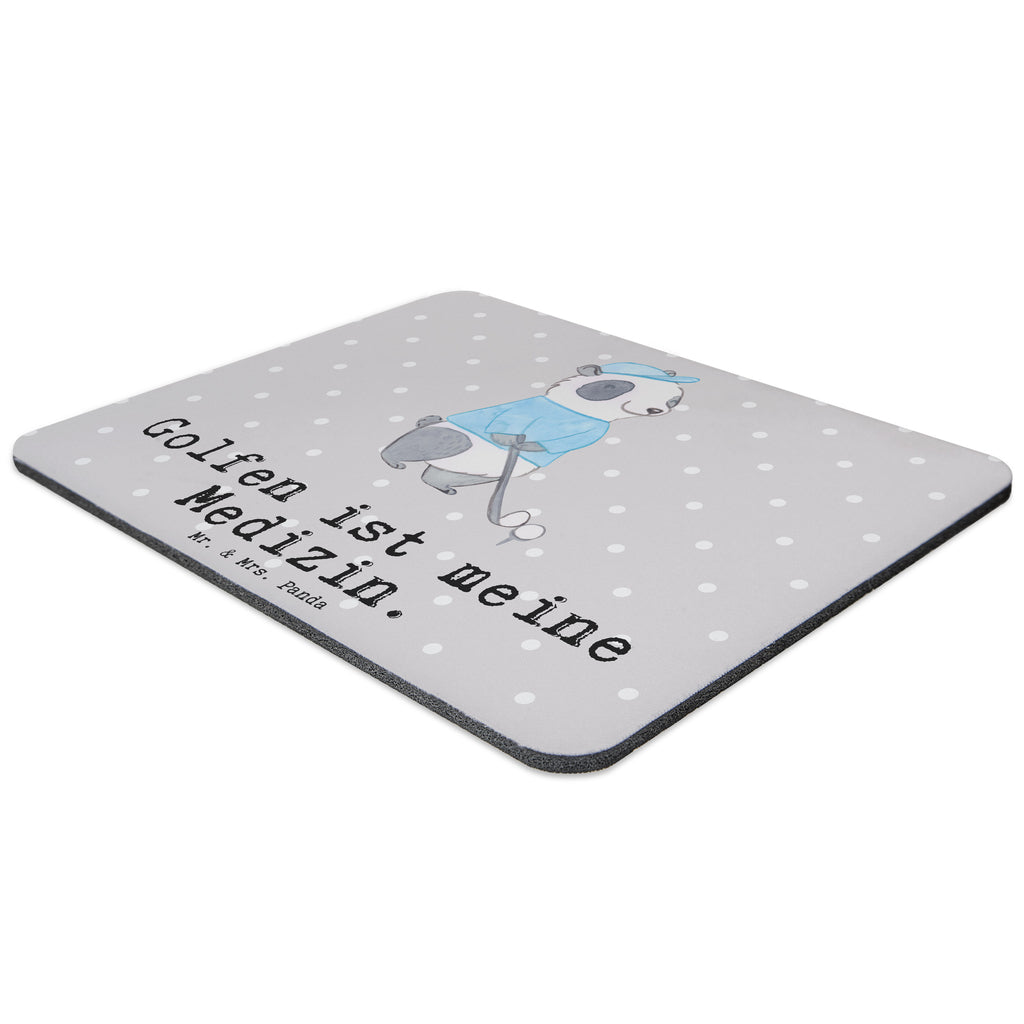 Mauspad Panda Golfen Medizin Mousepad, Computer zubehör, Büroausstattung, PC Zubehör, Arbeitszimmer, Mauspad, Einzigartiges Mauspad, Designer Mauspad, Geschenk, Sport, Sportart, Hobby, Schenken, Danke, Dankeschön, Auszeichnung, Gewinn, Sportler, Golfen, Golf spielen, Golfplatz, Golfturnier, Golf Verein