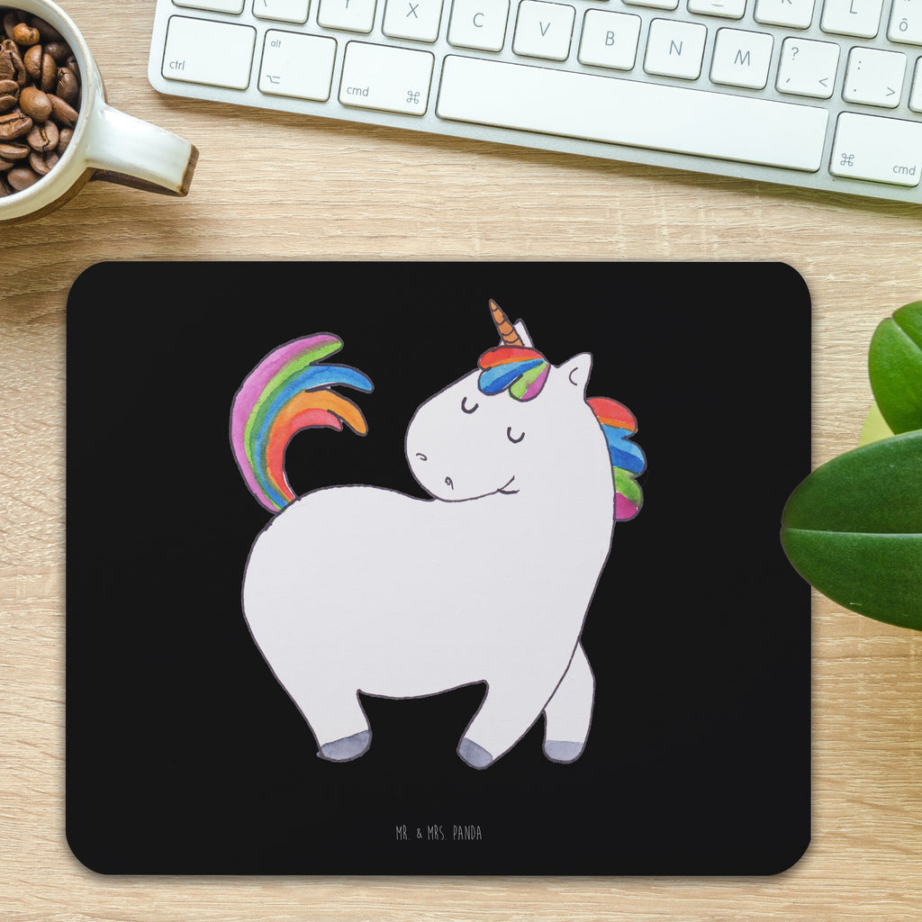 Mauspad Einhorn stolzierend Mousepad, Computer zubehör, Büroausstattung, PC Zubehör, Arbeitszimmer, Mauspad, Einzigartiges Mauspad, Designer Mauspad, Einhorn, Einhörner, Einhorn Deko, Pegasus, Unicorn, stolz, anders, bunt, Pferd, Reiter, Reiten, Freundin, Geschenk
