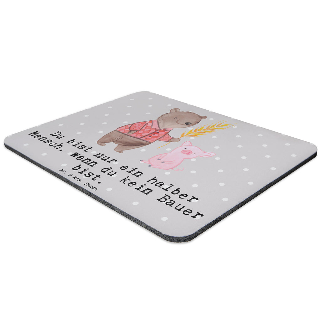 Mauspad Bauer mit Herz Mousepad, Computer zubehör, Büroausstattung, PC Zubehör, Arbeitszimmer, Mauspad, Einzigartiges Mauspad, Designer Mauspad, Beruf, Ausbildung, Jubiläum, Abschied, Rente, Kollege, Kollegin, Geschenk, Schenken, Arbeitskollege, Mitarbeiter, Firma, Danke, Dankeschön, Landwirt; Bauer, Tierwirt, Agronom, Farmer, Bauernhof