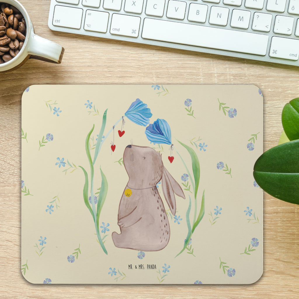 Mauspad Hase Blume Mousepad, Computer zubehör, Büroausstattung, PC Zubehör, Arbeitszimmer, Mauspad, Einzigartiges Mauspad, Designer Mauspad, Ostern, Osterhase, Ostergeschenke, Osternest, Osterdeko, Geschenk zu Ostern, Hase, Kaninchen, Kind, Taufe, Taufgeschenk, Geburt, Schwangerschaft, erstes Kind, Kindergeburtstag, Geburtstag, Hoffnung, Träume