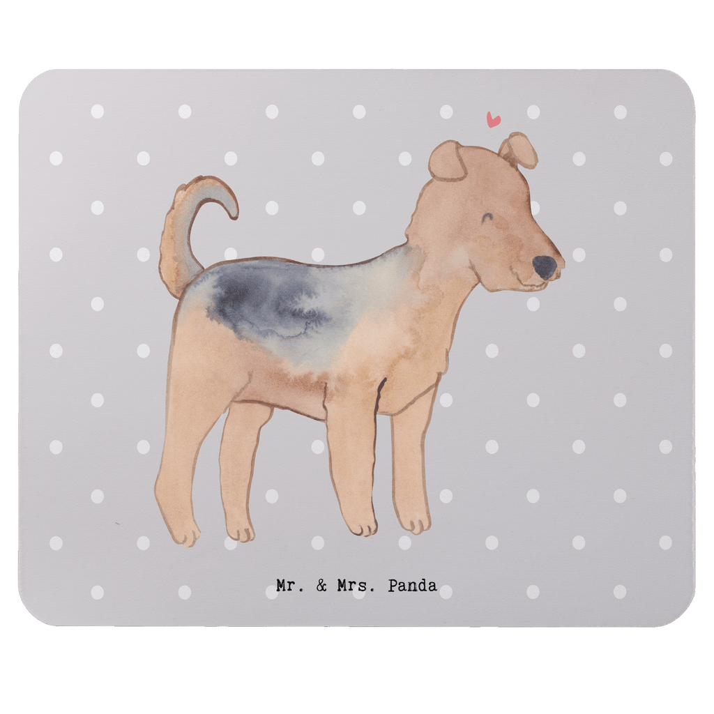 Mauspad Airedale Terrier Lebensretter Mousepad, Computer zubehör, Büroausstattung, PC Zubehör, Arbeitszimmer, Mauspad, Einzigartiges Mauspad, Designer Mauspad, Hund, Hunderasse, Rassehund, Hundebesitzer, Geschenk, Tierfreund, Schenken, Welpe