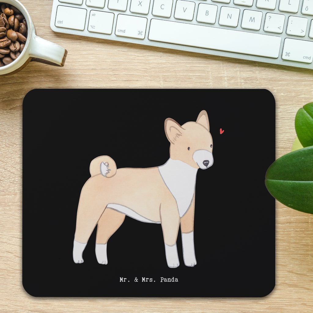 Mauspad Basenji Moment Mousepad, Computer zubehör, Büroausstattung, PC Zubehör, Arbeitszimmer, Mauspad, Einzigartiges Mauspad, Designer Mauspad, Hund, Hunderasse, Rassehund, Hundebesitzer, Geschenk, Tierfreund, Schenken, Welpe, Kongo-Terrier, Basenji