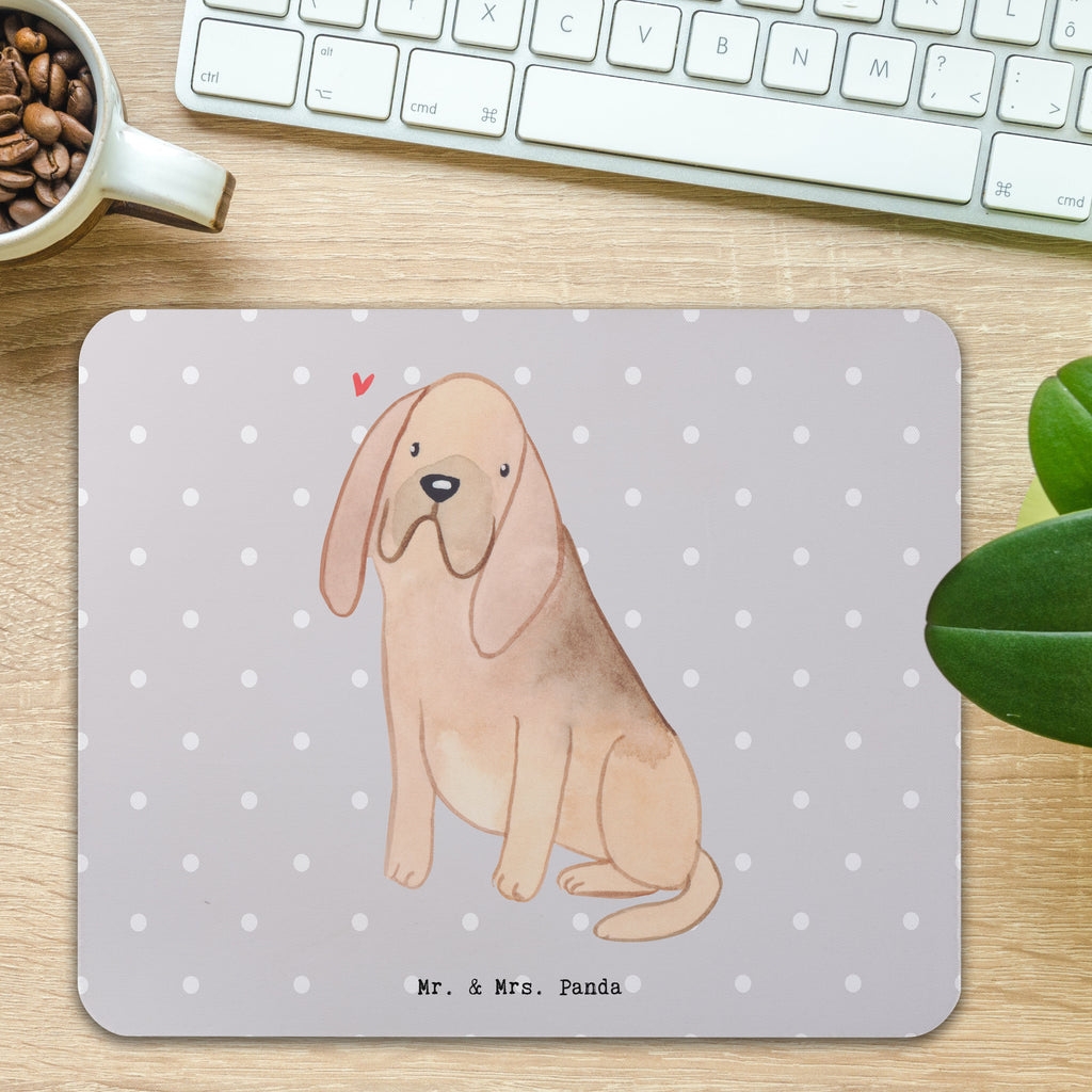 Mauspad Bloodhound Moment Mousepad, Computer zubehör, Büroausstattung, PC Zubehör, Arbeitszimmer, Mauspad, Einzigartiges Mauspad, Designer Mauspad, Hund, Hunderasse, Rassehund, Hundebesitzer, Geschenk, Tierfreund, Schenken, Welpe, Bluthund, Bloodhound, St. Hubertushund, Chien de Saint Hubert