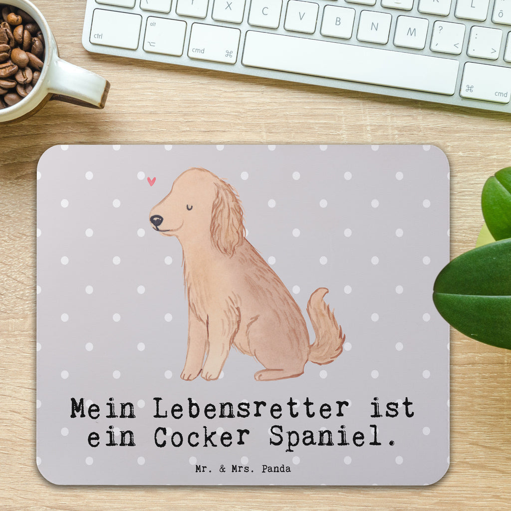 Mauspad Cocker Spaniel Lebensretter Mousepad, Computer zubehör, Büroausstattung, PC Zubehör, Arbeitszimmer, Mauspad, Einzigartiges Mauspad, Designer Mauspad, Hund, Hunderasse, Rassehund, Hundebesitzer, Geschenk, Tierfreund, Schenken, Welpe, Englische Cockerspaniel, Cocker Spaniel
