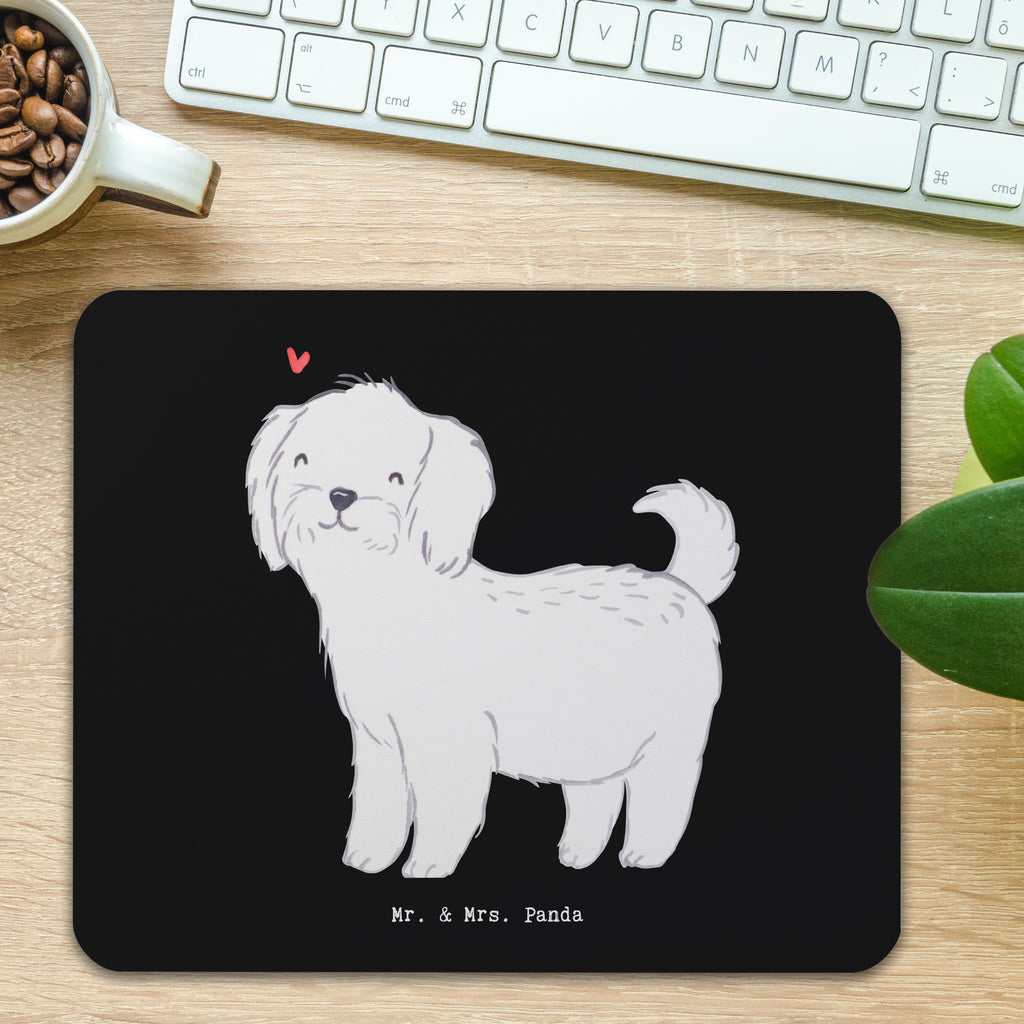 Mauspad Malteser Moment Mousepad, Computer zubehör, Büroausstattung, PC Zubehör, Arbeitszimmer, Mauspad, Einzigartiges Mauspad, Designer Mauspad, Hund, Hunderasse, Rassehund, Hundebesitzer, Geschenk, Tierfreund, Schenken, Welpe, Malteser