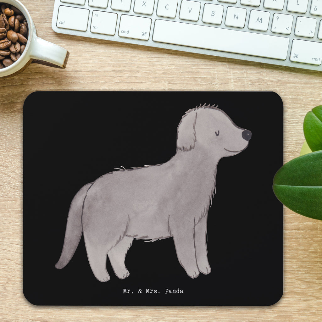 Mauspad Neufundländer Moment Mousepad, Computer zubehör, Büroausstattung, PC Zubehör, Arbeitszimmer, Mauspad, Einzigartiges Mauspad, Designer Mauspad, Hund, Hunderasse, Rassehund, Hundebesitzer, Geschenk, Tierfreund, Schenken, Welpe, Neufundländer, Newfoundland