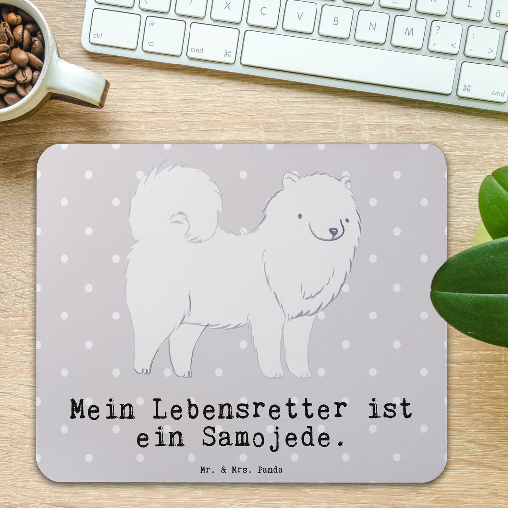 Mauspad Samojede Lebensretter Mousepad, Computer zubehör, Büroausstattung, PC Zubehör, Arbeitszimmer, Mauspad, Einzigartiges Mauspad, Designer Mauspad, Hund, Hunderasse, Rassehund, Hundebesitzer, Geschenk, Tierfreund, Schenken, Welpe, Samojede, Samojedenhund, Samojedenspitz