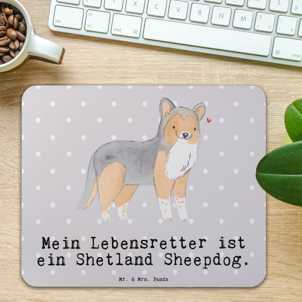 Mauspad Shetland Sheepdog Lebensretter Mousepad, Computer zubehör, Büroausstattung, PC Zubehör, Arbeitszimmer, Mauspad, Einzigartiges Mauspad, Designer Mauspad, Hund, Hunderasse, Rassehund, Hundebesitzer, Geschenk, Tierfreund, Schenken, Welpe, Shetland Sheepdog, Sheltie