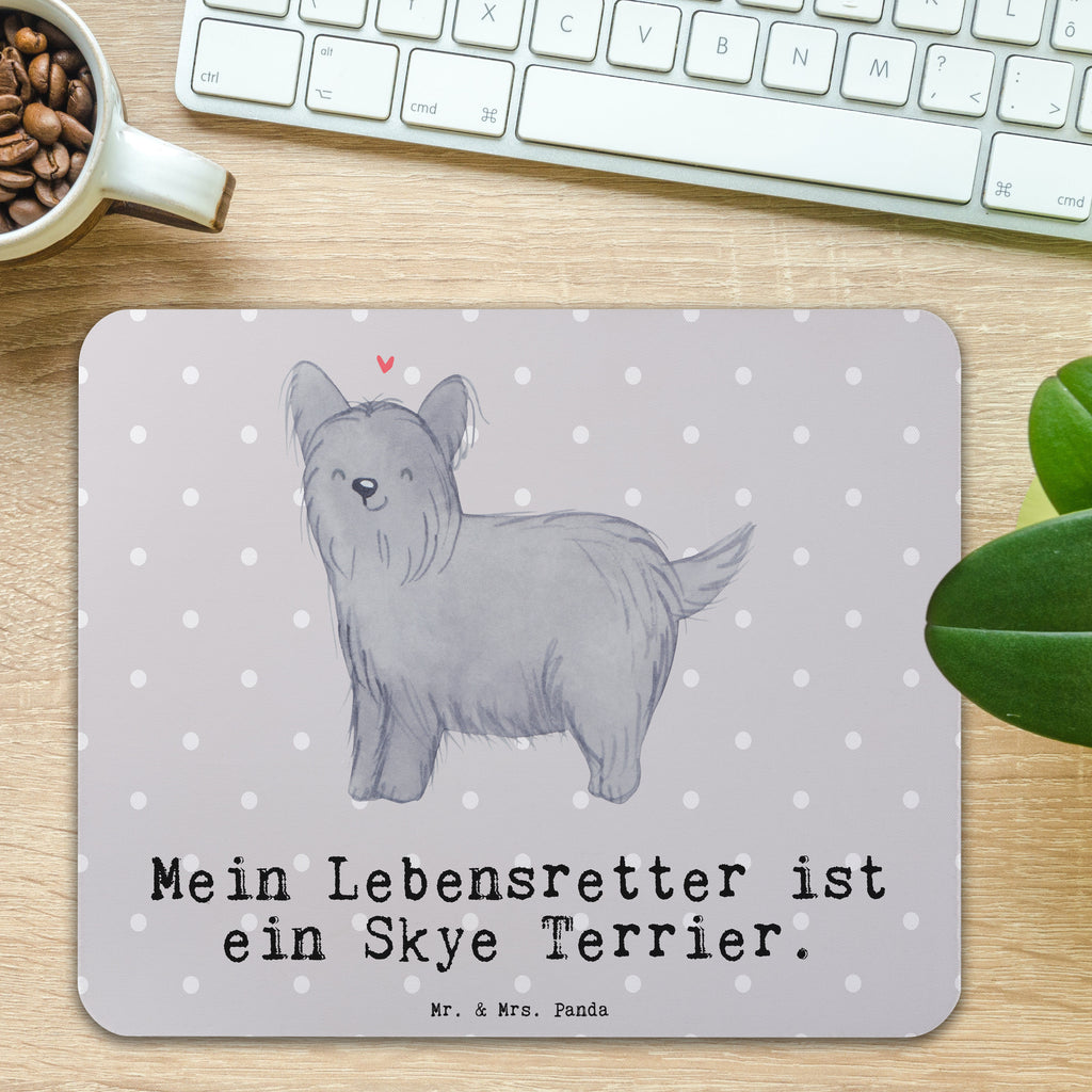 Mauspad Skye Terrier Lebensretter Mousepad, Computer zubehör, Büroausstattung, PC Zubehör, Arbeitszimmer, Mauspad, Einzigartiges Mauspad, Designer Mauspad, Hund, Hunderasse, Rassehund, Hundebesitzer, Geschenk, Tierfreund, Schenken, Welpe, Skye Terrier, Terrier