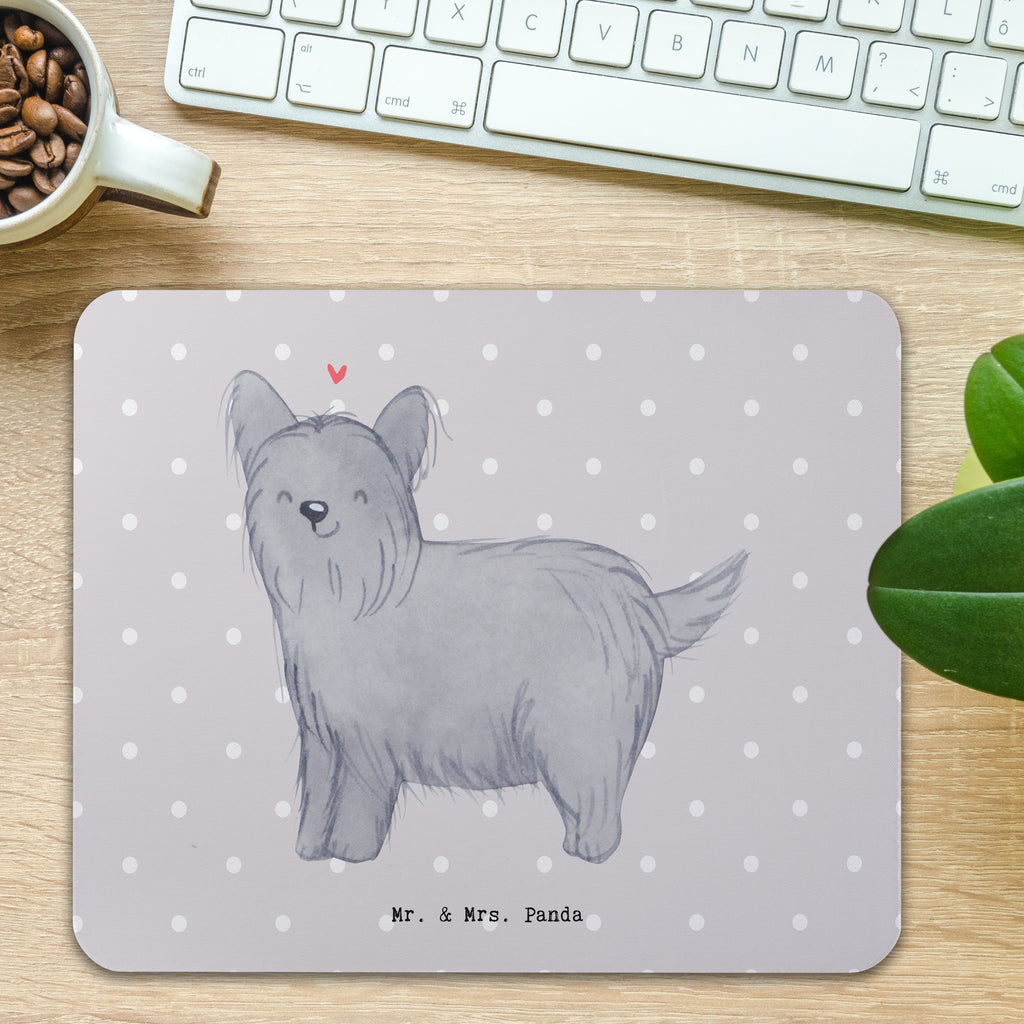 Mauspad Skye Terrier Lebensretter Mousepad, Computer zubehör, Büroausstattung, PC Zubehör, Arbeitszimmer, Mauspad, Einzigartiges Mauspad, Designer Mauspad, Hund, Hunderasse, Rassehund, Hundebesitzer, Geschenk, Tierfreund, Schenken, Welpe, Skye Terrier, Terrier