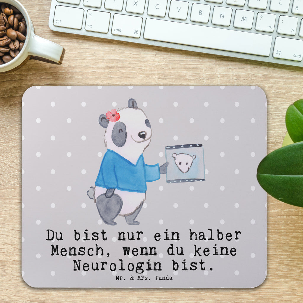 Mauspad Neurologin mit Herz Mousepad, Computer zubehör, Büroausstattung, PC Zubehör, Arbeitszimmer, Mauspad, Einzigartiges Mauspad, Designer Mauspad, Beruf, Ausbildung, Jubiläum, Abschied, Rente, Kollege, Kollegin, Geschenk, Schenken, Arbeitskollege, Mitarbeiter, Firma, Danke, Dankeschön, Neurologin, Neurologie, Mediziner, Medizinstudium