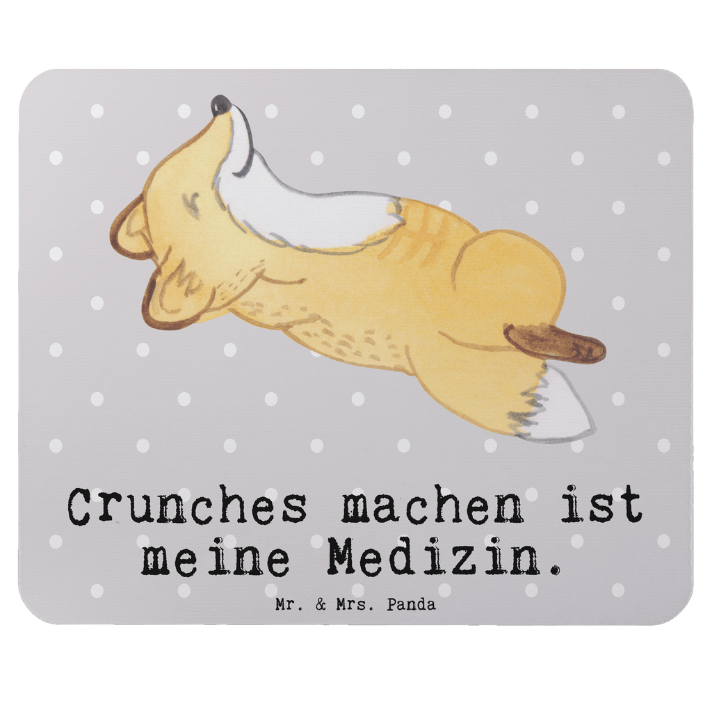 Mauspad Fuchs Crunches Medizin Mousepad, Computer zubehör, Büroausstattung, PC Zubehör, Arbeitszimmer, Mauspad, Einzigartiges Mauspad, Designer Mauspad, Geschenk, Sport, Sportart, Hobby, Schenken, Danke, Dankeschön, Auszeichnung, Gewinn, Sportler, Crunches, Fitness, Bauchpressen, Fitnessstudio