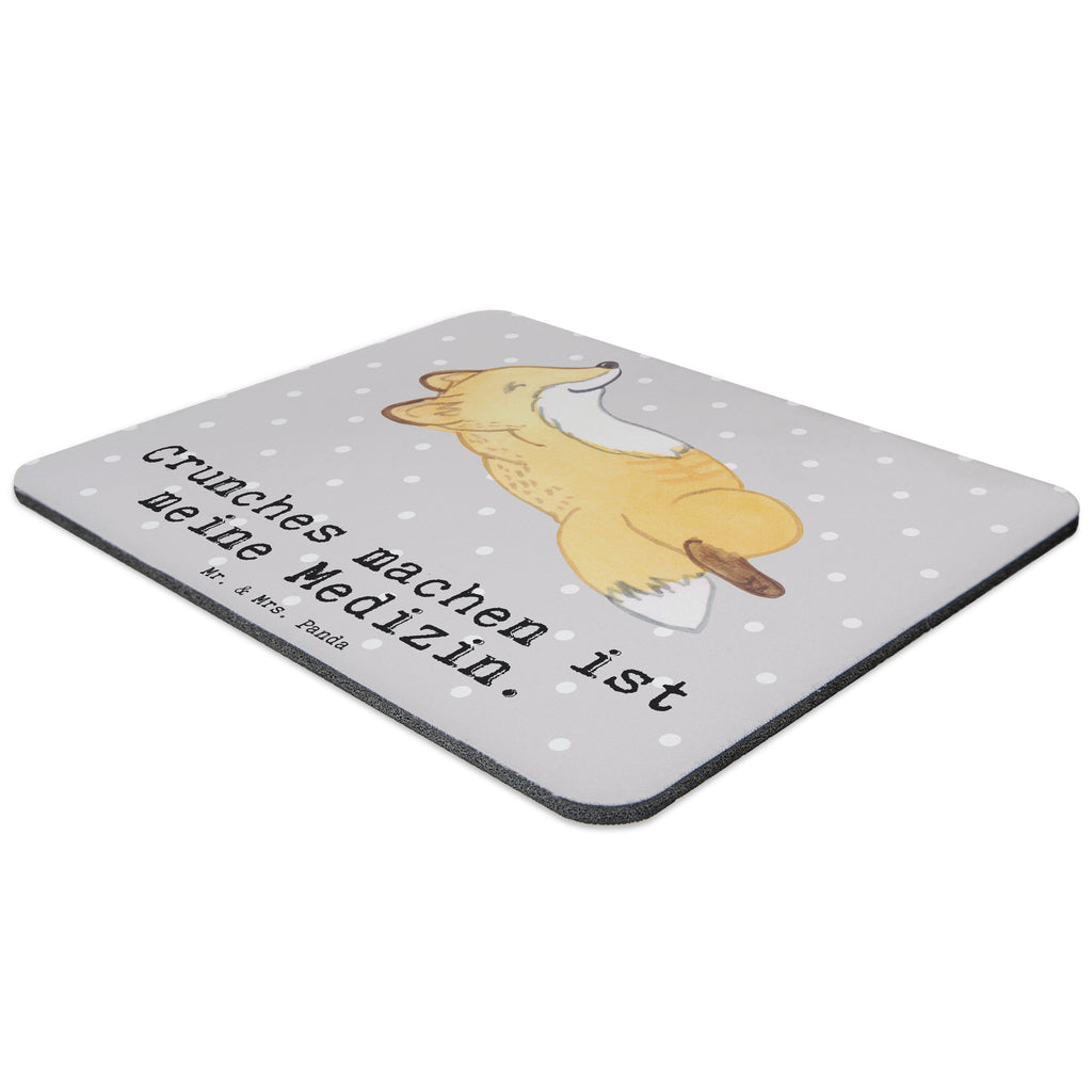 Mauspad Fuchs Crunches Medizin Mousepad, Computer zubehör, Büroausstattung, PC Zubehör, Arbeitszimmer, Mauspad, Einzigartiges Mauspad, Designer Mauspad, Geschenk, Sport, Sportart, Hobby, Schenken, Danke, Dankeschön, Auszeichnung, Gewinn, Sportler, Crunches, Fitness, Bauchpressen, Fitnessstudio