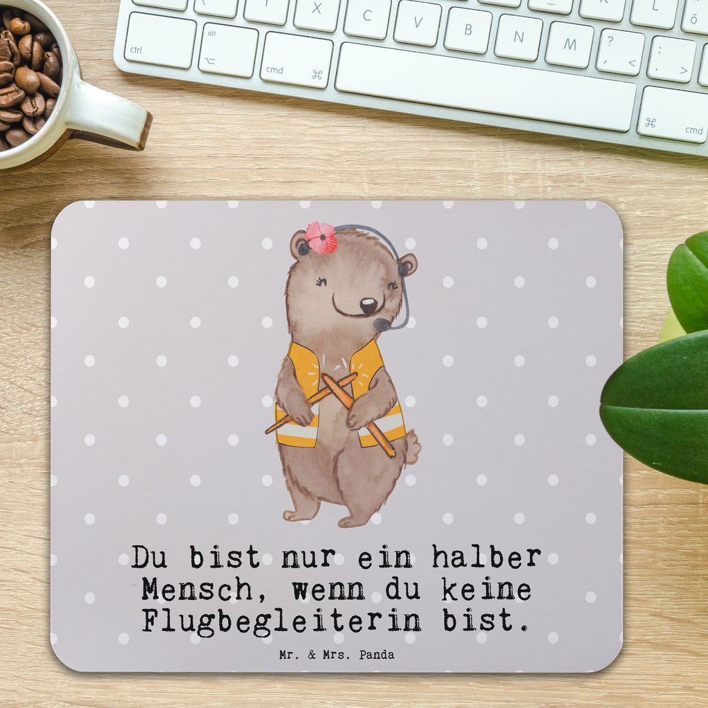 Mauspad Flugbegleiterin mit Herz Mousepad, Computer zubehör, Büroausstattung, PC Zubehör, Arbeitszimmer, Mauspad, Einzigartiges Mauspad, Designer Mauspad, Beruf, Ausbildung, Jubiläum, Abschied, Rente, Kollege, Kollegin, Geschenk, Schenken, Arbeitskollege, Mitarbeiter, Firma, Danke, Dankeschön, Flugbegleiterin, Stewardess, Flugstewardess, Flight-Attendant