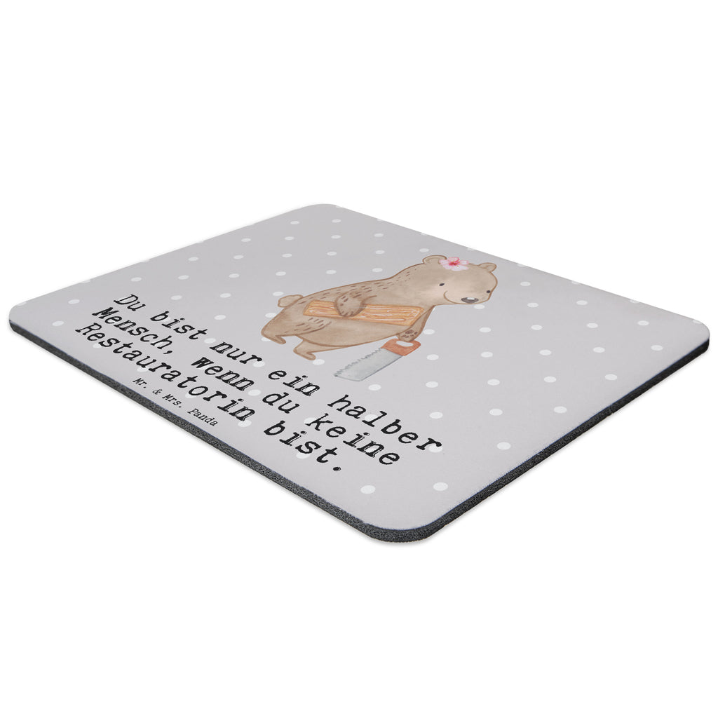 Mauspad Restauratorin mit Herz Mousepad, Computer zubehör, Büroausstattung, PC Zubehör, Arbeitszimmer, Mauspad, Einzigartiges Mauspad, Designer Mauspad, Beruf, Ausbildung, Jubiläum, Abschied, Rente, Kollege, Kollegin, Geschenk, Schenken, Arbeitskollege, Mitarbeiter, Firma, Danke, Dankeschön