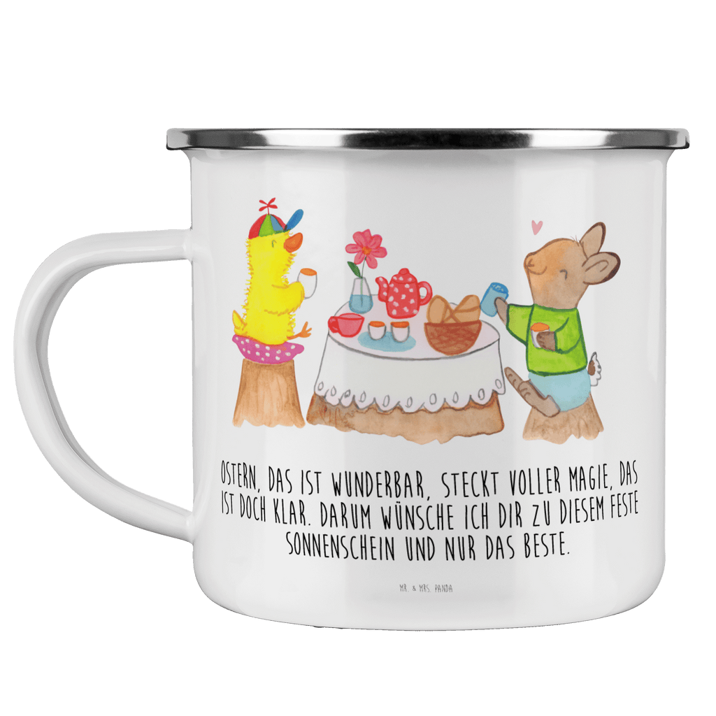 Camping Emaille Tasse Ostern Frühstück Campingtasse, Trinkbecher, Metalltasse, Outdoor Tasse, Emaille Trinkbecher, Blechtasse Outdoor, Emaille Campingbecher, Edelstahl Trinkbecher, Metalltasse für Camping, Kaffee Blechtasse, Camping Tasse Metall, Ostern, Osterhase, Ostergeschenke, Osternest, Osterdeko, Geschenk zu Ostern, Ostergrüße, Ostereier, Frühling, Frühlingsgefühle, Hase, Osterfrühstück, Frühstück, Picknick, Küken, Osterküken