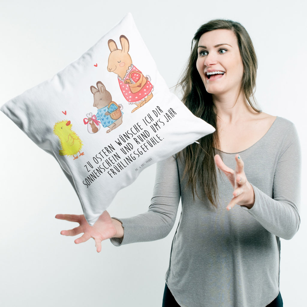 40x40 Kissen Ostern Geschenke Kissenhülle, Kopfkissen, Sofakissen, Dekokissen, Motivkissen, Ostern, Osterhase, Ostergeschenke, Osternest, Osterdeko, Geschenk zu Ostern, Ostergrüße, Ostereier, Frühling, Frühlingsgefühle, Hase, Küken, Schokohase