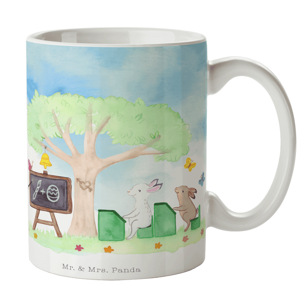 Tasse Hasenschule  Becher, Kaffeetasse, Kaffeebecher, Tee, Frühstück, Büro  Ostern, Osterhase, Ostergeschenke, Osternest, Osterdeko, Geschenk zu Ostern