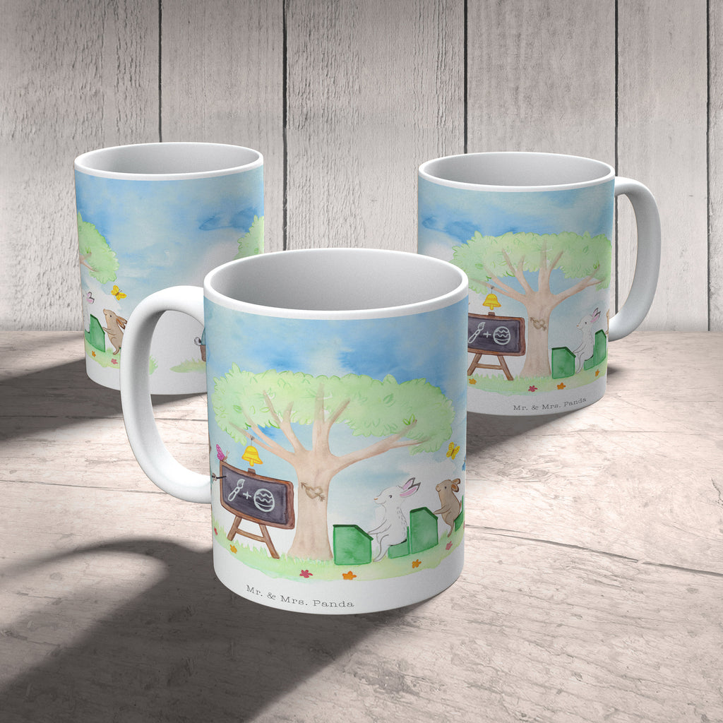 Tasse Hasenschule  Becher, Kaffeetasse, Kaffeebecher, Tee, Frühstück, Büro  Ostern, Osterhase, Ostergeschenke, Osternest, Osterdeko, Geschenk zu Ostern