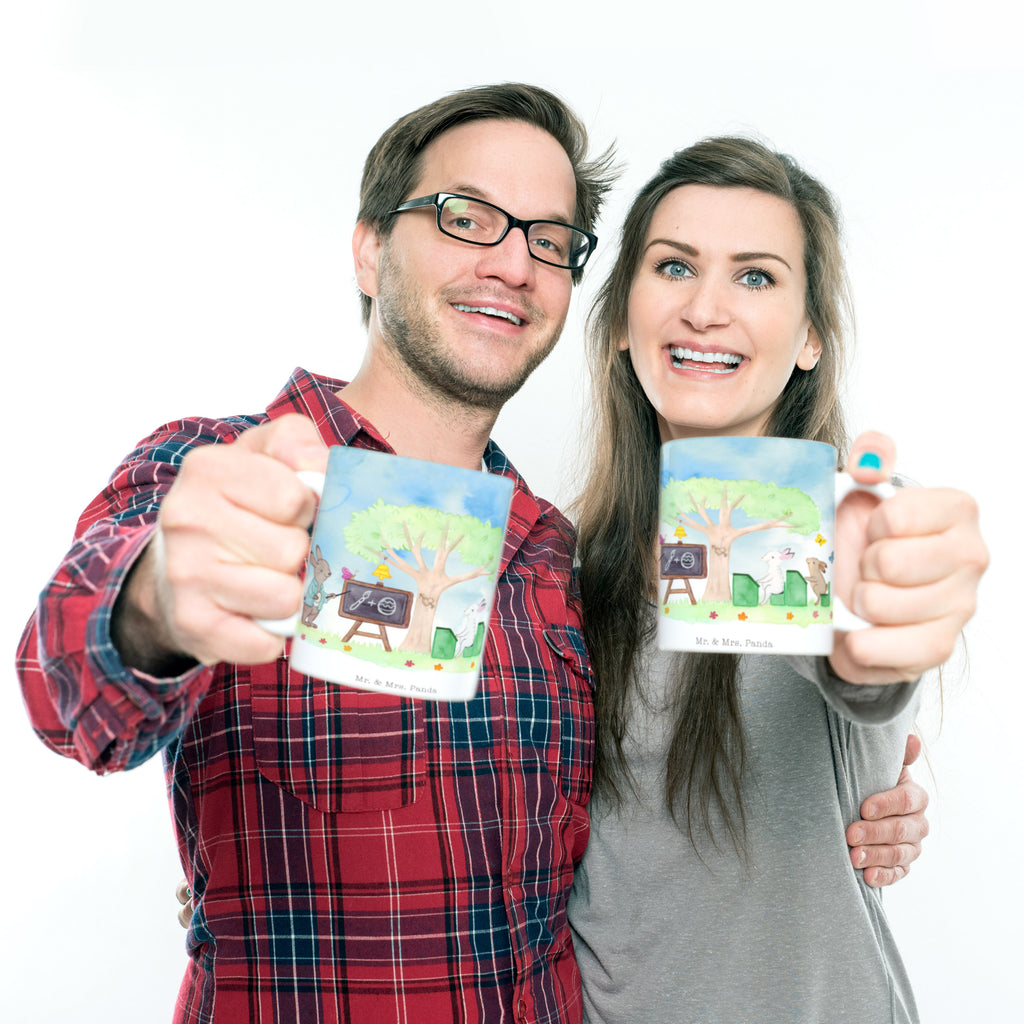 Tasse Hasenschule  Becher, Kaffeetasse, Kaffeebecher, Tee, Frühstück, Büro  Ostern, Osterhase, Ostergeschenke, Osternest, Osterdeko, Geschenk zu Ostern