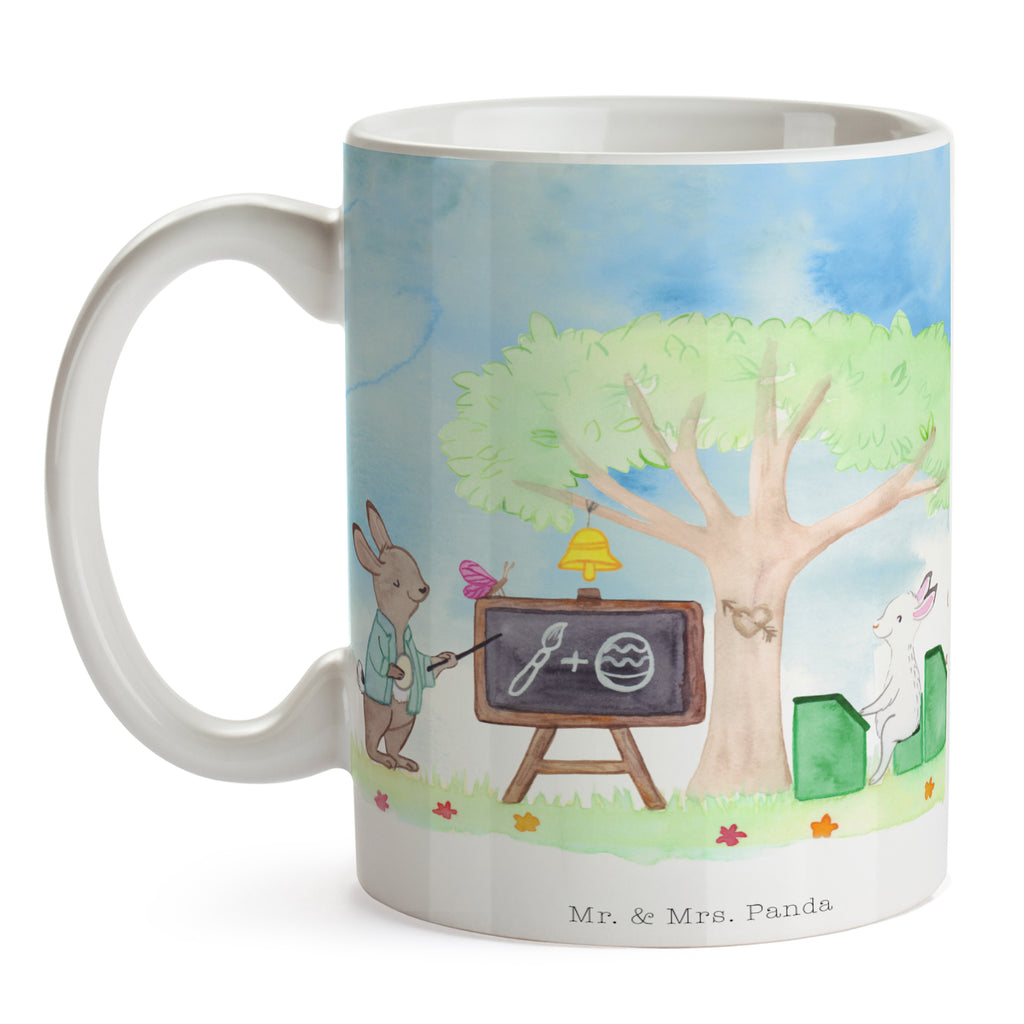 Tasse Osterhasenschule  Becher, Kaffeetasse, Kaffeebecher, Tee, Frühstück, Büro  Ostern, Osterhase, Ostergeschenke, Osternest, Osterdeko, Geschenk zu Ostern