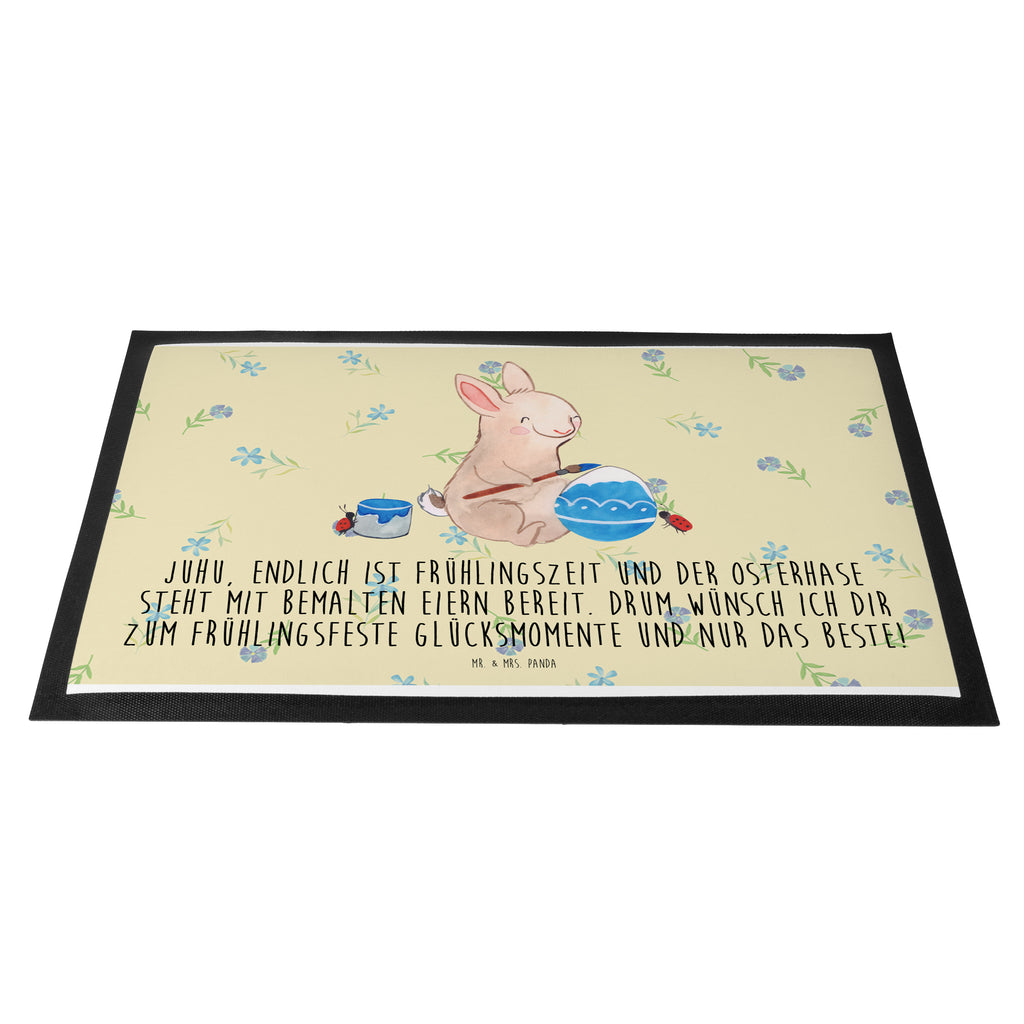 Fußmatte Hase Marienkäfer Ostern, Ostergrüße, Ostergeschenke, Osterhase, Ostereier,  Frühlingsgrüße, Eier bemalen, Picknicken, Frühling, Frühlingsgefühle, Hase,  Türvorleger, Schmutzmatte, Fußabtreter, Matte, Schmutzfänger, Fußabstreifer, Schmutzfangmatte, Türmatte, Motivfußmatte,  Haustürmatte, Vorleger  Ostern, Osterhase, Ostergeschenke, Osternest, Osterdeko, Geschenk zu Ostern