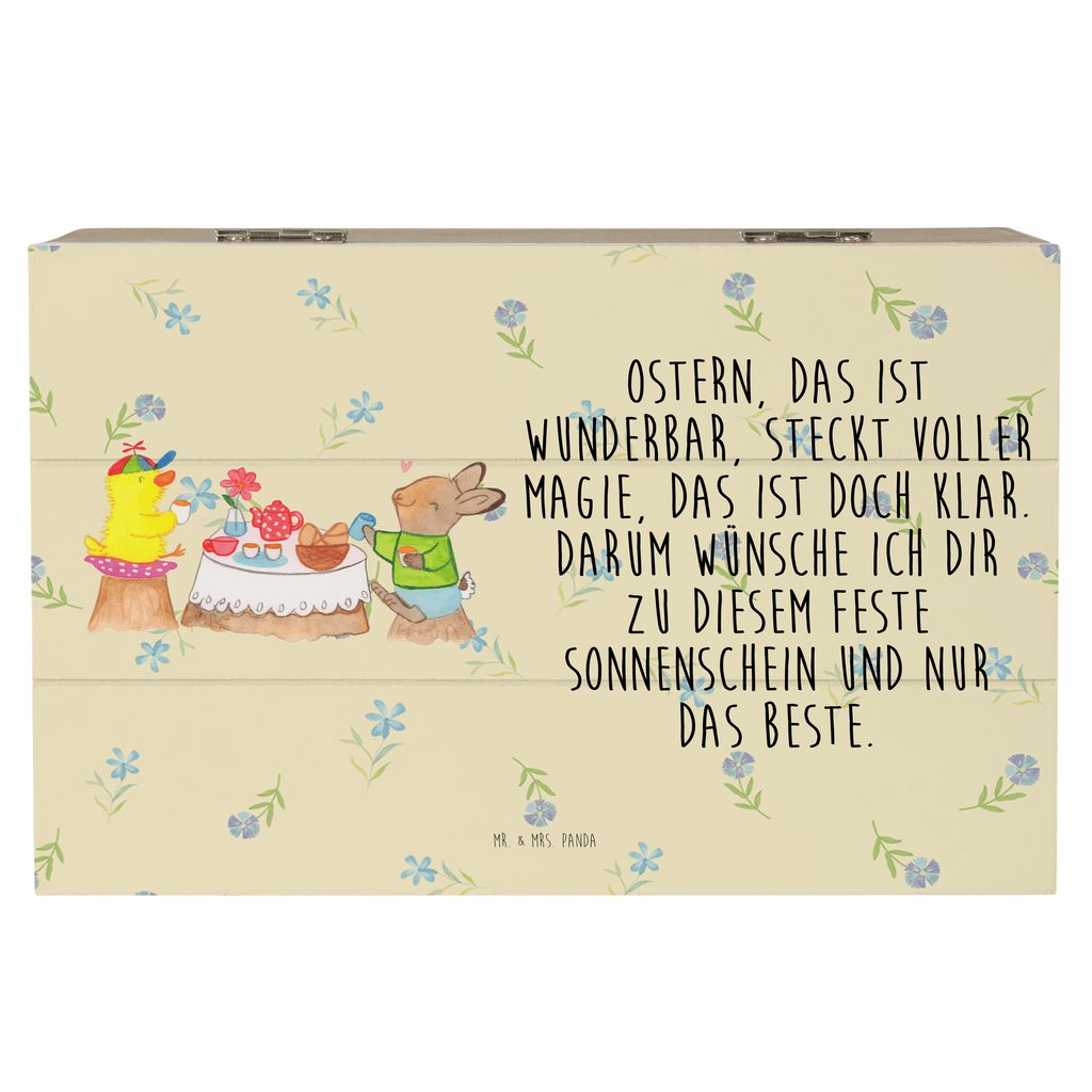 Holzkiste Ostern Frühstück Holzkiste, Kiste, Schatzkiste, Truhe, Schatulle, XXL, Erinnerungsbox, Erinnerungskiste, Dekokiste, Aufbewahrungsbox, Ostern, Osterhase, Ostergeschenke, Osternest, Osterdeko, Geschenk zu Ostern, Ostergrüße, Ostereier, Frühling, Frühlingsgefühle, Hase, Osterfrühstück, Frühstück, Picknick, Küken, Osterküken