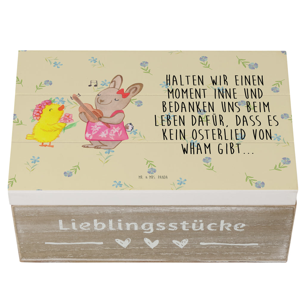 Holzkiste Ostern Frühlingsgefühle Holzkiste, Kiste, Schatzkiste, Truhe, Schatulle, XXL, Erinnerungsbox, Erinnerungskiste, Dekokiste, Aufbewahrungsbox, Ostern, Osterhase, Ostergeschenke, Osternest, Osterdeko, Geschenk zu Ostern, Ostergrüße, Ostereier, Frühling, Frühlingsgefühle, Hase, Küken, Osterküken, Musik, Osterlieder