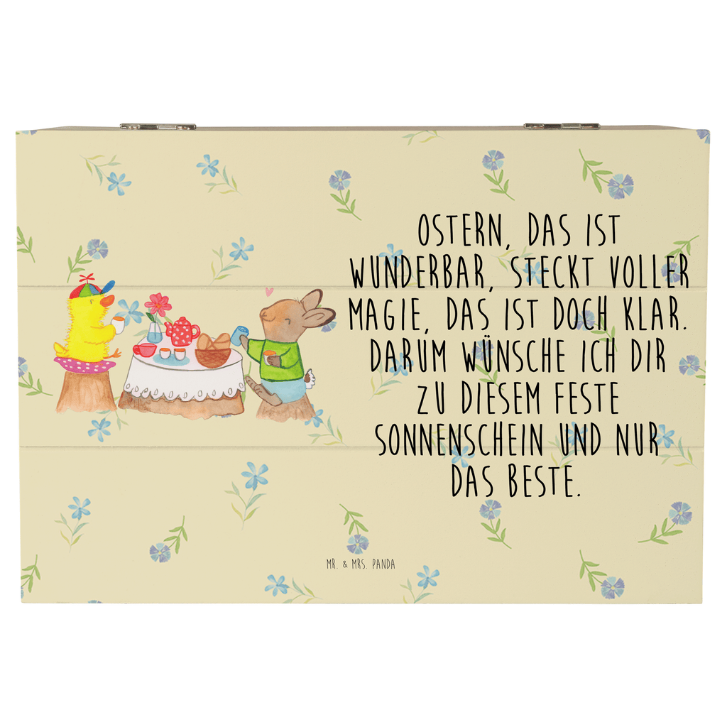 Holzkiste Ostern Frühstück Holzkiste, Kiste, Schatzkiste, Truhe, Schatulle, XXL, Erinnerungsbox, Erinnerungskiste, Dekokiste, Aufbewahrungsbox, Ostern, Osterhase, Ostergeschenke, Osternest, Osterdeko, Geschenk zu Ostern, Ostergrüße, Ostereier, Frühling, Frühlingsgefühle, Hase, Osterfrühstück, Frühstück, Picknick, Küken, Osterküken