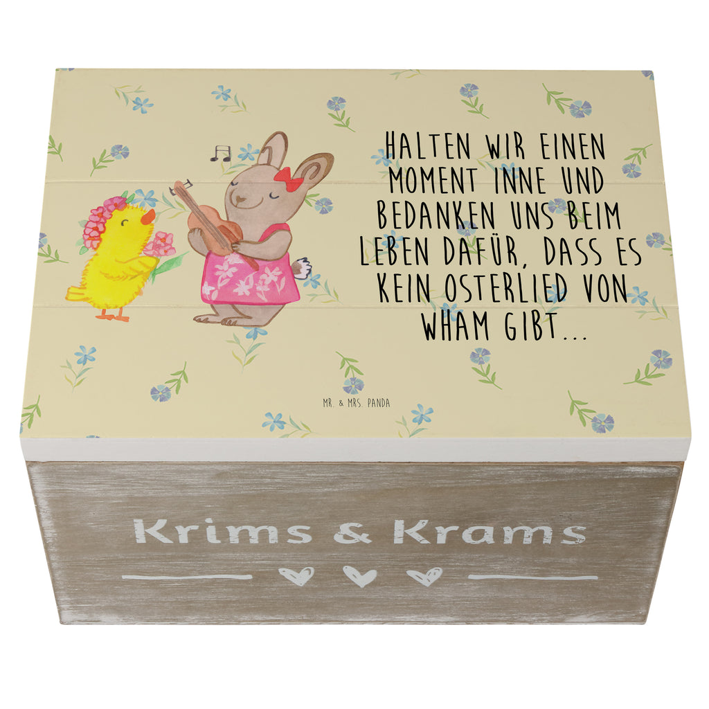 Holzkiste Ostern Frühlingsgefühle Holzkiste, Kiste, Schatzkiste, Truhe, Schatulle, XXL, Erinnerungsbox, Erinnerungskiste, Dekokiste, Aufbewahrungsbox, Ostern, Osterhase, Ostergeschenke, Osternest, Osterdeko, Geschenk zu Ostern, Ostergrüße, Ostereier, Frühling, Frühlingsgefühle, Hase, Küken, Osterküken, Musik, Osterlieder