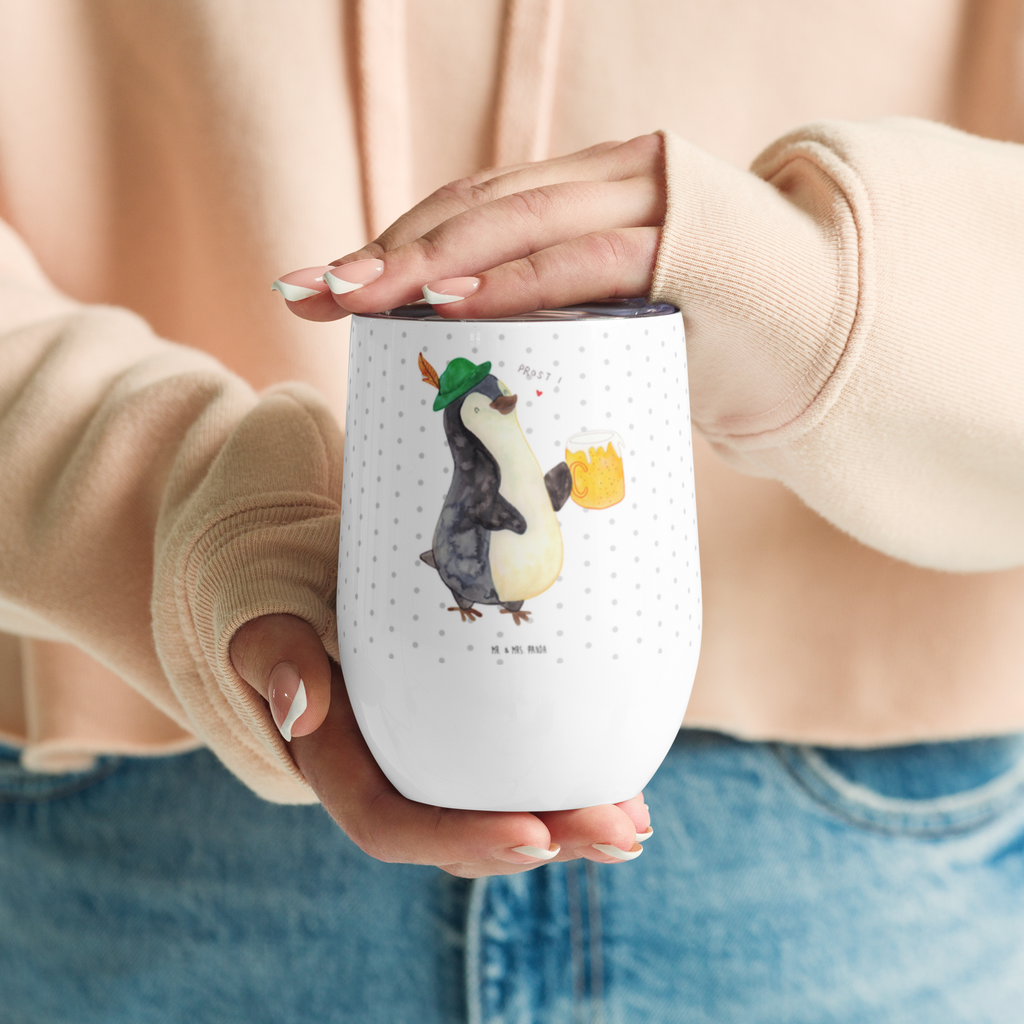 Weinbecher Pinguin Bier Weinbecher, Glühwein Becher, Heißgetränke, Trinkbecher, Weinkelch, Weingläser, hochwertiger Weinbecher, Weinbecher Reisen, Weinbecher unterwegs, Pinguin, Pinguine, Bier, Oktoberfest