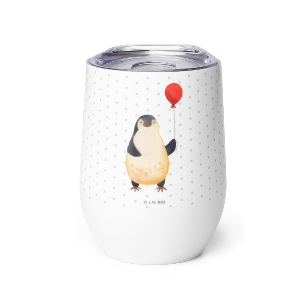 Weinbecher Pinguin Luftballon Weinbecher, Glühwein Becher, Heißgetränke, Trinkbecher, Weinkelch, Weingläser, hochwertiger Weinbecher, Weinbecher Reisen, Weinbecher unterwegs, Pinguin, Pinguine, Luftballon, Tagträume, Lebenslust, Geschenk Freundin, Geschenkidee, beste Freundin, Motivation, Neustart, neues Leben, Liebe, Glück