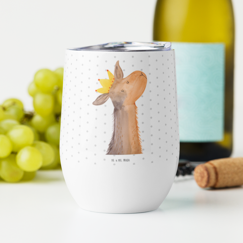 Weinbecher Lamakopf König Weinbecher, Glühwein Becher, Heißgetränke, Trinkbecher, Weinkelch, Weingläser, hochwertiger Weinbecher, Weinbecher Reisen, Weinbecher unterwegs, Lama, Alpaka, Lamas, König, Königin, Freundin, Mama, Papa, Büro Kollege, Kollegin, Chef, Vorgesetzter, Abi, Abitur