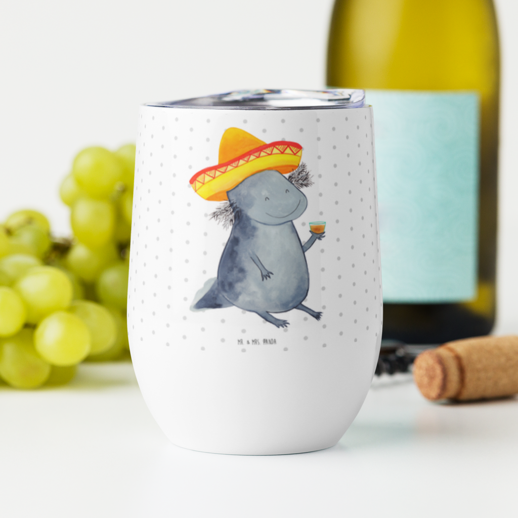 Weinbecher Axolotl Tequila Weinbecher, Glühwein Becher, Heißgetränke, Trinkbecher, Weinkelch, Weingläser, hochwertiger Weinbecher, Weinbecher Reisen, Weinbecher unterwegs, Axolotl, Molch, Mexico, Mexiko, Sombrero, Zitrone, Tequila, Motivation, Spruch, Schwanzlurch, Lurch, Lurche, Axolot, Feuerdrache, Feuersalamander