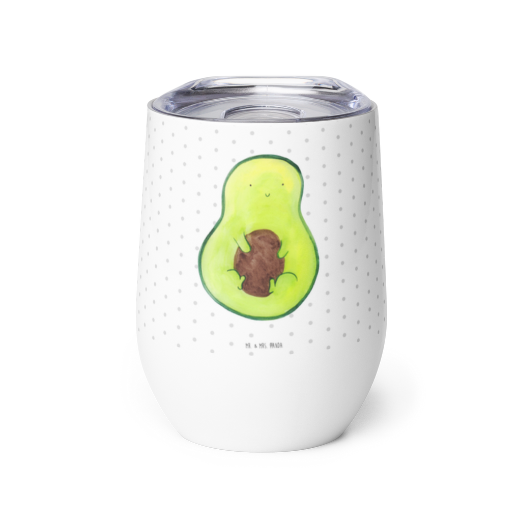 Weinbecher Avocado mit Kern Weinbecher, Glühwein Becher, Heißgetränke, Trinkbecher, Weinkelch, Weingläser, hochwertiger Weinbecher, Weinbecher Reisen, Weinbecher unterwegs, Avocado, Veggie, Vegan, Gesund, Avokado, Avocadokern, Kern, Pflanze, Spruch Leben