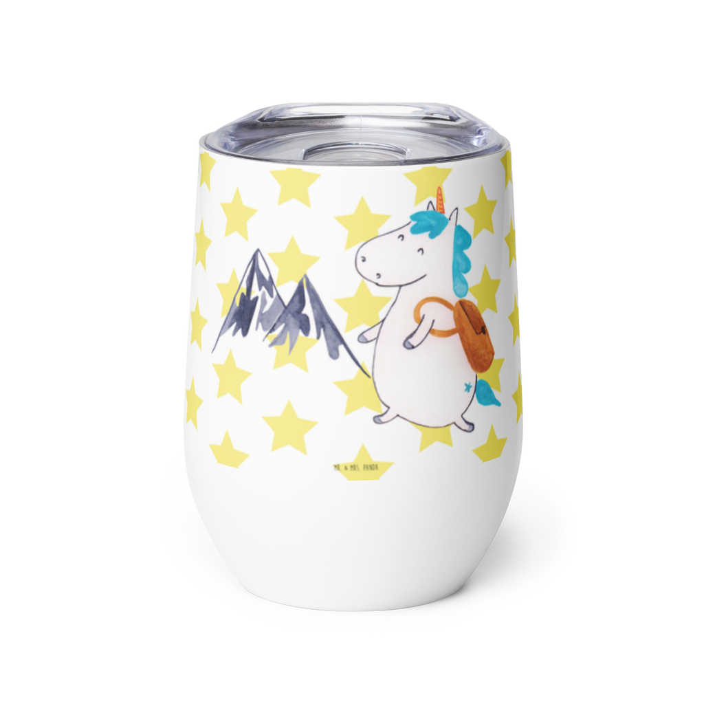 Weinbecher Einhorn Bergsteiger Weinbecher, Glühwein Becher, Heißgetränke, Trinkbecher, Weinkelch, Weingläser, hochwertiger Weinbecher, Weinbecher Reisen, Weinbecher unterwegs, Einhorn, Einhörner, Einhorn Deko, Pegasus, Unicorn, Bergsteiger, Abenteuer, Berge, Abenteurer, Weltenbummler, Weltreise, Reisen, Urlaub, Entdecker
