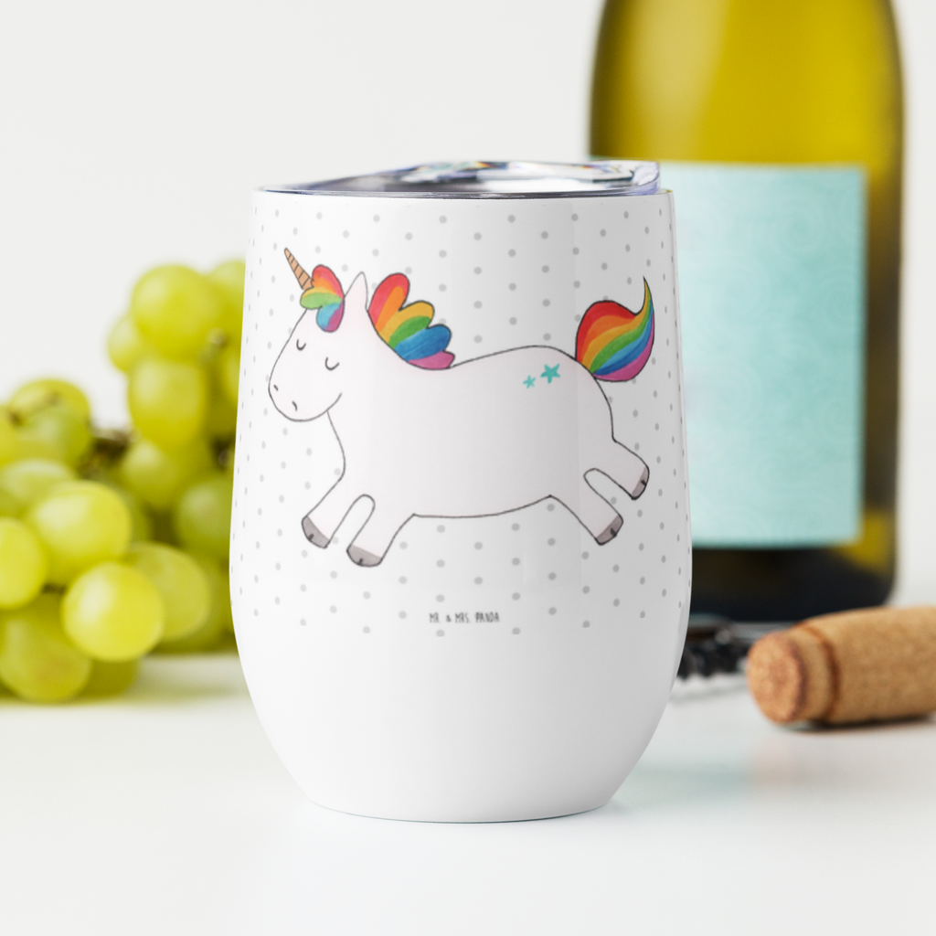 Weinbecher Einhorn Happy Weinbecher, Glühwein Becher, Heißgetränke, Trinkbecher, Weinkelch, Weingläser, hochwertiger Weinbecher, Weinbecher Reisen, Weinbecher unterwegs, Einhorn, Einhörner, Einhorn Deko, Pegasus, Unicorn, glücklich, fröhlich, Spaß, Freude, Lebensfreude, witzig, spannend, Lächeln, Lachen