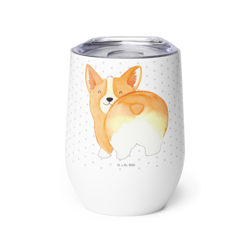 Weinbecher Corgie Po Weinbecher, Glühwein Becher, Heißgetränke, Trinkbecher, Weinkelch, Weingläser, hochwertiger Weinbecher, Weinbecher Reisen, Weinbecher unterwegs, Hund, Hundemotiv, Haustier, Hunderasse, Tierliebhaber, Hundebesitzer, Sprüche, Corgie, Hundeliebe, Motivation, Selbstliebe, Spruch