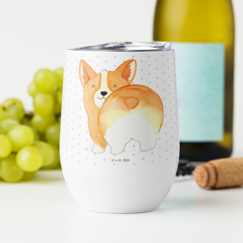 Weinbecher Corgie Po Weinbecher, Glühwein Becher, Heißgetränke, Trinkbecher, Weinkelch, Weingläser, hochwertiger Weinbecher, Weinbecher Reisen, Weinbecher unterwegs, Hund, Hundemotiv, Haustier, Hunderasse, Tierliebhaber, Hundebesitzer, Sprüche, Corgie, Hundeliebe, Motivation, Selbstliebe, Spruch