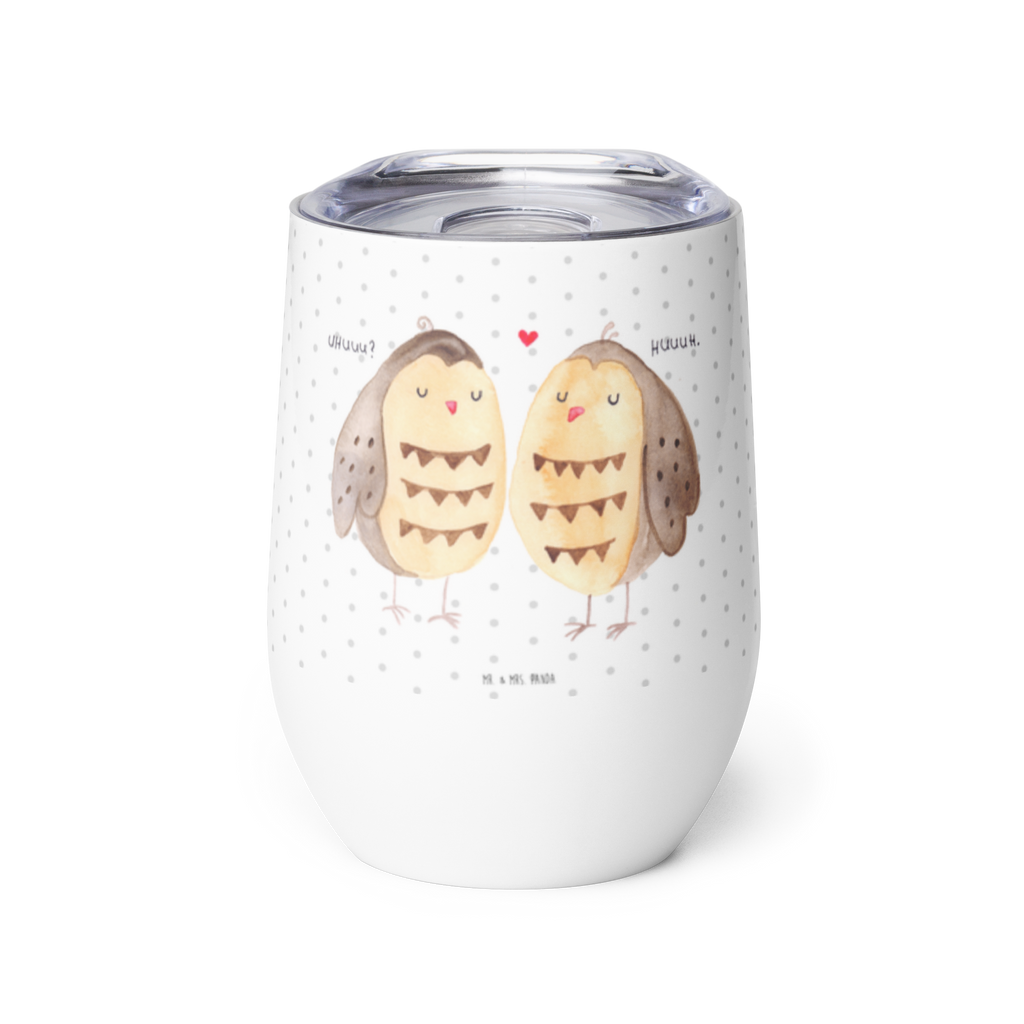 Weinbecher Eule Liebe Weinbecher, Glühwein Becher, Heißgetränke, Trinkbecher, Weinkelch, Weingläser, hochwertiger Weinbecher, Weinbecher Reisen, Weinbecher unterwegs, Eule, Eule Deko, Liebe, Hochzeit Spruch, Owl, All you need is love, Liebe Spruch, Freundin Geschenk, Freund, Wortspiel lustig
