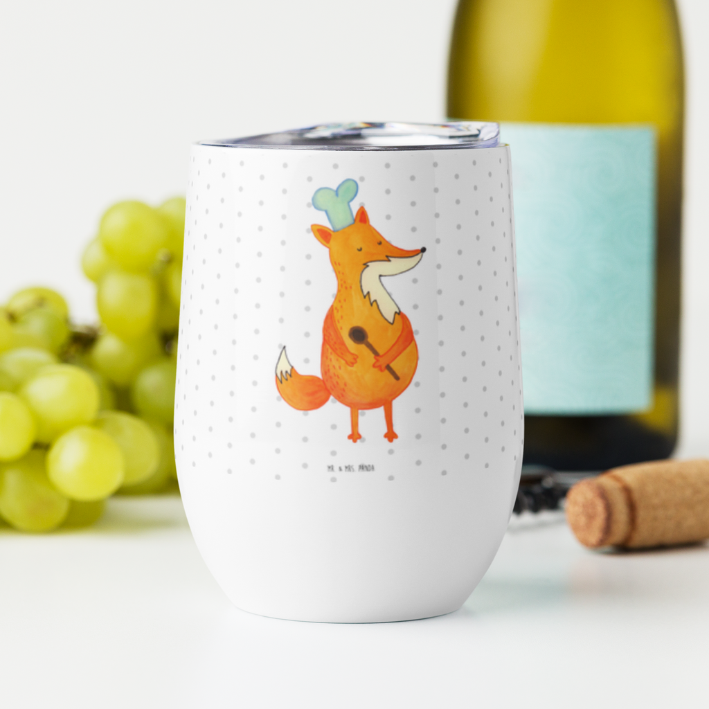 Weinbecher Fuchs Koch Weinbecher, Glühwein Becher, Heißgetränke, Trinkbecher, Weinkelch, Weingläser, hochwertiger Weinbecher, Weinbecher Reisen, Weinbecher unterwegs, Fuchs, Füchse, Koch Geschenk, Küche Spruch, Küche Deko, Köche, Bäcker, Party Spruch, Spruch lustig, witzig