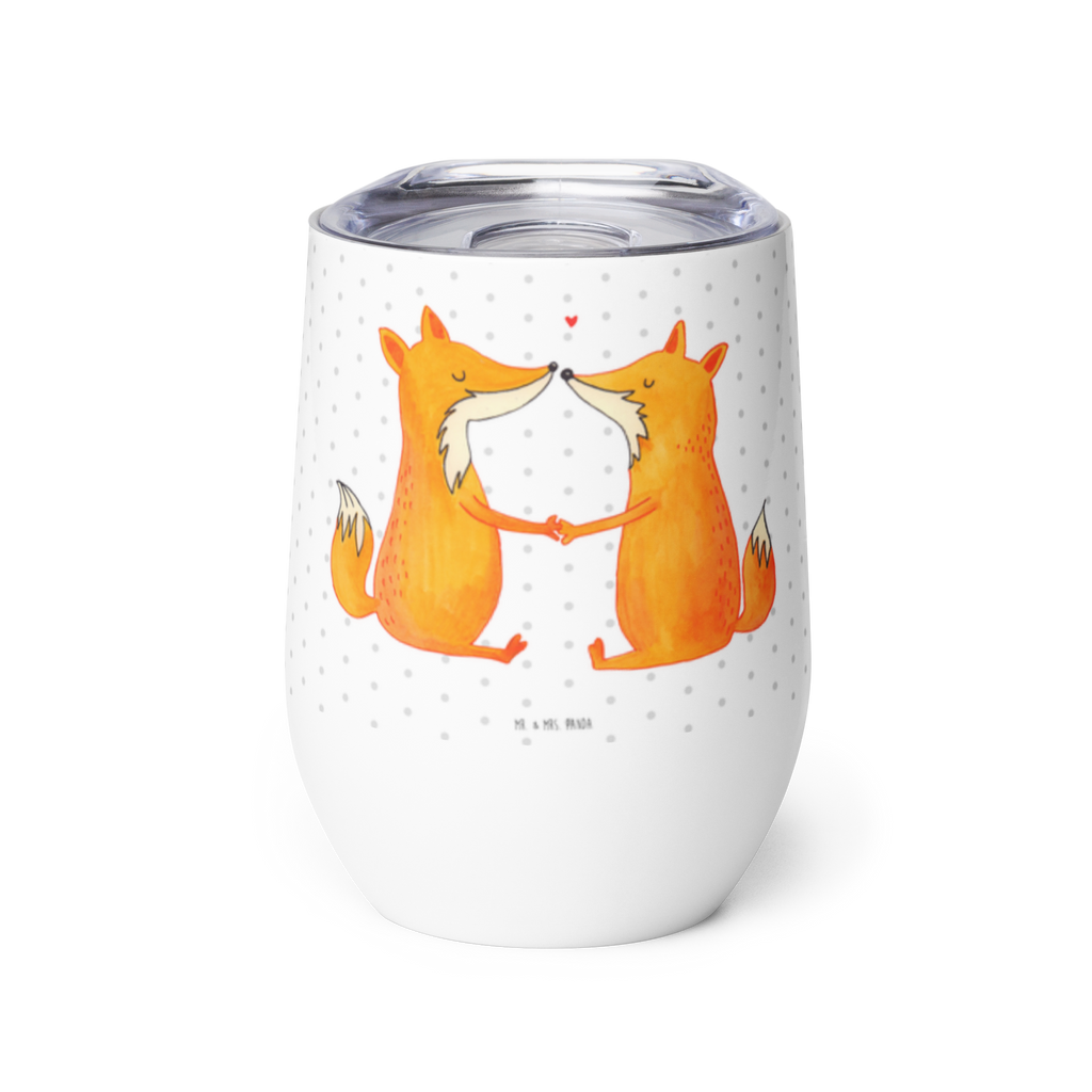 Weinbecher Füchse Liebe Weinbecher, Glühwein Becher, Heißgetränke, Trinkbecher, Weinkelch, Weingläser, hochwertiger Weinbecher, Weinbecher Reisen, Weinbecher unterwegs, Fuchs, Füchse, Fox, Liebe, Liebespaar, Paar, Partner, Freundin, Freund, Ehe, Verlobte, Ehemann, Ehefrau, Liebesbeweis
