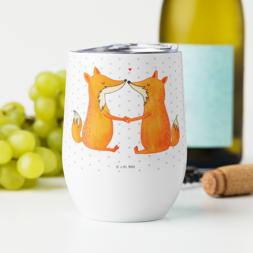 Weinbecher Füchse Liebe Weinbecher, Glühwein Becher, Heißgetränke, Trinkbecher, Weinkelch, Weingläser, hochwertiger Weinbecher, Weinbecher Reisen, Weinbecher unterwegs, Fuchs, Füchse, Fox, Liebe, Liebespaar, Paar, Partner, Freundin, Freund, Ehe, Verlobte, Ehemann, Ehefrau, Liebesbeweis