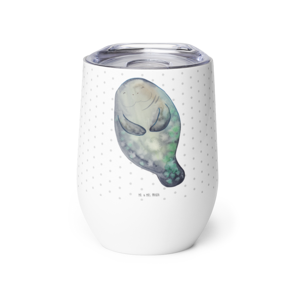 Weinbecher Seekuh happy Weinbecher, Glühwein Becher, Heißgetränke, Trinkbecher, Weinkelch, Weingläser, hochwertiger Weinbecher, Weinbecher Reisen, Weinbecher unterwegs, Meerestiere, Meer, Urlaub, Seekuh, Seekühe, Selbstliebe, Respekt, Neuanfang, Neustart, Achtsamkeit, Zufrieden, Liebeskummer, Freundin