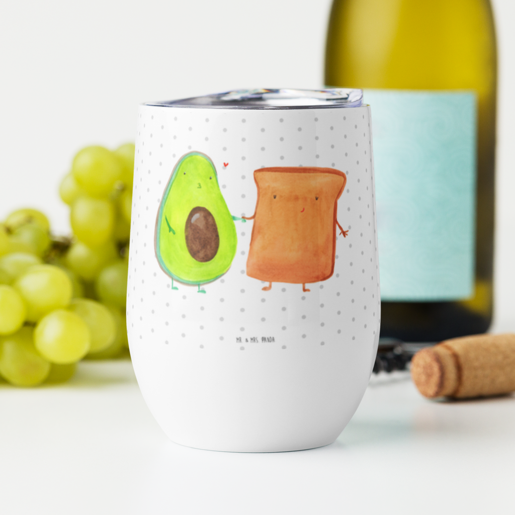 Weinbecher Avocado + Toast Weinbecher, Glühwein Becher, Heißgetränke, Trinkbecher, Weinkelch, Weingläser, hochwertiger Weinbecher, Weinbecher Reisen, Weinbecher unterwegs, Avocado, Veggie, Vegan, Gesund, Toast, Toastbrot, Liebespaar, Pärchen, Freund, Freundin, Verlobt, Verlobungsparty, Hochzeit, Hochzeitsgeschenk, Jahrestag, Jahrestagsgeschenk