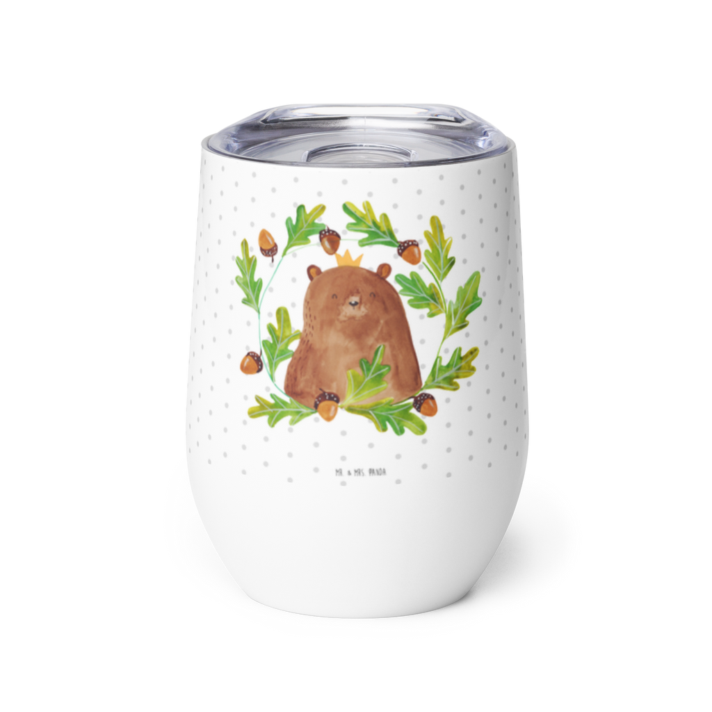 Weinbecher Bär König Weinbecher, Glühwein Becher, Heißgetränke, Trinkbecher, Weinkelch, Weingläser, hochwertiger Weinbecher, Weinbecher Reisen, Weinbecher unterwegs, Bär, Teddy, Teddybär, Papa, Papa Bär, bester Vater, bester Papa, weltbester Papa, Vatertag, Vater, Dad, Daddy, Papi
